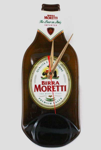 Birra Moretti bottle clock Birra Moretti bottle clock